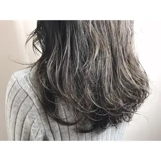 ミディアム セミロング ロング カラー ショート/レイヤー なら石井知希のヘアスタイル