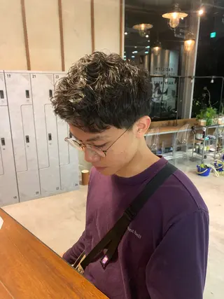 ショート パーマ メンズ Door代官山所属・詩織/パーマ /代官山のヘアスタイル