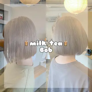 ショート カラー ハイトーン職人💗 松本輝美のヘアスタイル