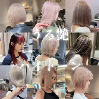 ミディアム カラー Aster れおんのヘアスタイル