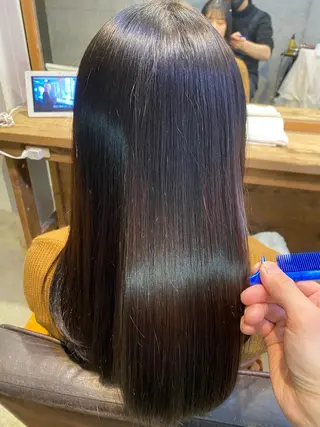 ロング カラー パーマ ヘアアレンジ 野口 秀人 🦋髪質改善🫧のヘアスタイル