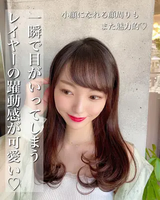 セミロング 韓国ヘア🇰🇷髪質 改善たけるのヘアスタイル