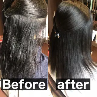 ロング 下條 真のヘアスタイル