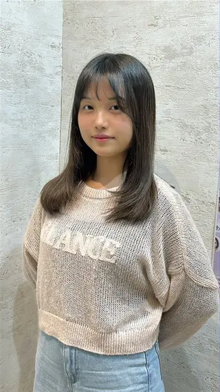 ロング ORANGE POP 検見川浜店所属・渡辺 りずのヘアスタイル