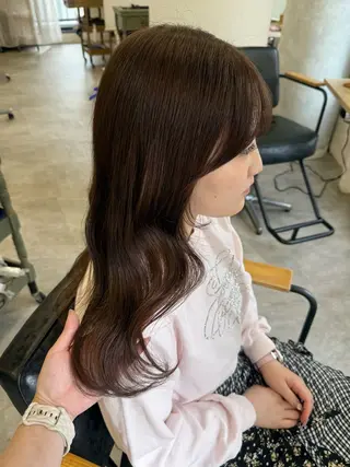 ロング カラー ヘアアレンジ himawari♡ 柔らかいカラーのヘアスタイル