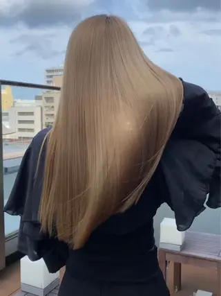 ロング 💖しの💖韓国ヘア レイヤーカットのヘアスタイル