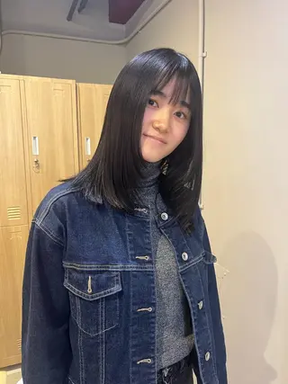 ミディアム ハッシュカット🐈 韓国レイヤー/ののかのヘアスタイル