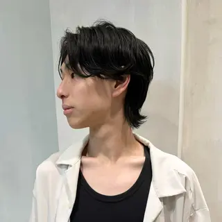 パーマ メンズ メンズパーマ/ ハイトーン/古川晴輝のヘアスタイル