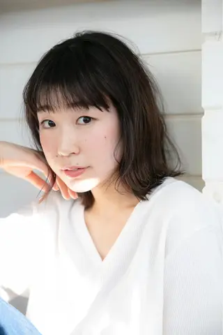 ミディアム カラー kawabe maikoのヘアスタイル