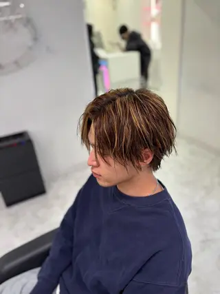 ミディアム カラー 大人っぽベージュ🤍 当日予約◎ヒロトのヘアスタイル