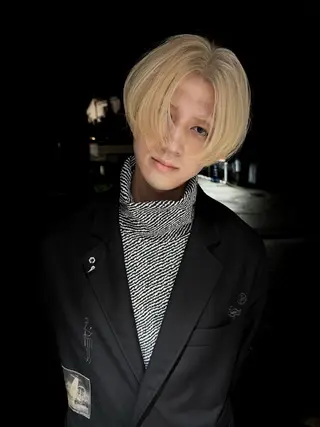 カラー メンズ 進藤 叶羽のヘアスタイル