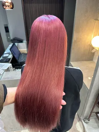 ロング カラー AYAKASA 暖色カラー/レイヤーのヘアスタイル