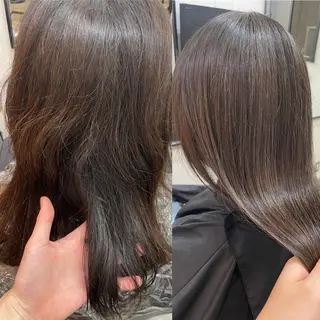 ロング SUN GLOW サングロウ所属・水素トリートメント/ 髪質改善/ナカノメのヘアスタイル