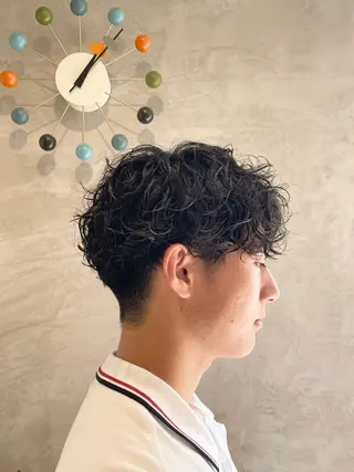 ショート 柏/メンズパーマ/ ナチュラル/颯寿のヘアスタイル