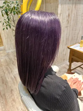 ミディアム カラー LA・BEAU 赤羽店所属・千葉 優奈のヘアスタイル