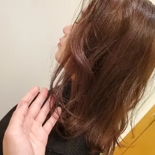 ミディアム カラー ヘアアレンジ 顔まわりデザイン🌿 ふじこのヘアスタイル