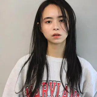 ロング カラー パーマ ヘアアレンジ メンズ キッズ ネイル マツエク・マツパ #tag 稗田綾加のヘアスタイル