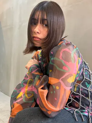 ショート カラー ショート/ボブ専門 宮脇美奈/南船場のヘアスタイル