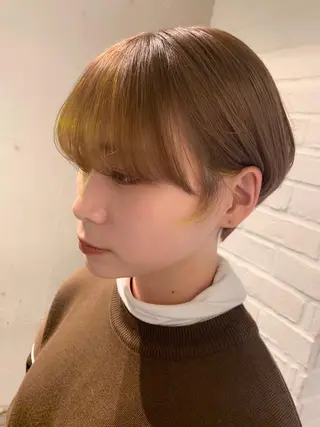 ショート カラー Fuuu《フゥ》所属・シノザキ シンゴのヘアスタイル