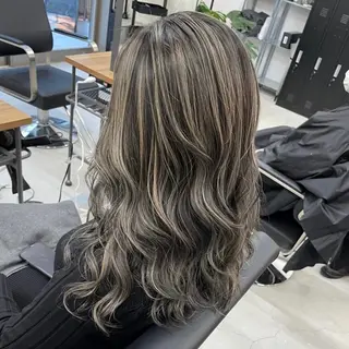 ロング カラー パーマ ヘアアレンジ メンズ キッズ 江坂エリア最安値◎ ブリーチ*土田のヘアスタイル