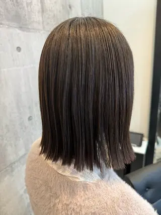 ミディアム CHIC 蘭のヘアスタイル