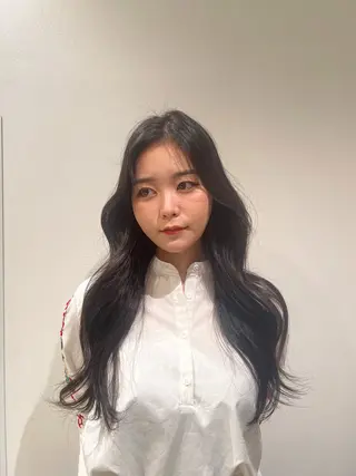 ロング カラー 🩷渋谷/韓国レイヤ ー/透明感/Sayaのヘアスタイル