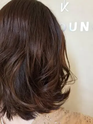 セミロング 吉田 恒のヘアスタイル