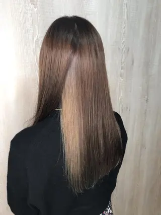 ロング カラー 髪質改善×METEO 店長 貞松直也のヘアスタイル