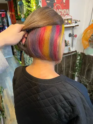 ショート カラー カラーパティシエ facce🌼ikoのヘアスタイル