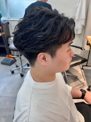 パーマ メンズ 男の理想を叶える🔥 メンズパーマ特化｜関のヘアスタイル