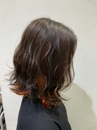 ミディアム カラー ✨武内凌太✨ 複雑履歴/ムラ修正のヘアスタイル