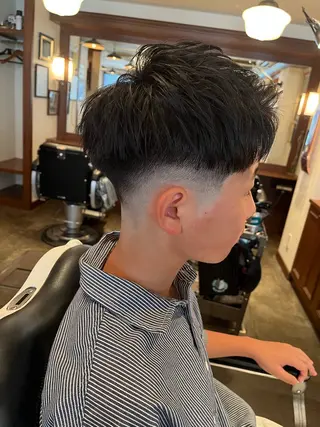 ショート BARBERSHOP DALIE所属・喜瀬 慎斗のヘアスタイル
