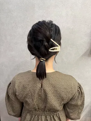 ヘアアレンジ まとまるボブ🌼 アレンジ🌼鴨下穂香のヘアスタイル