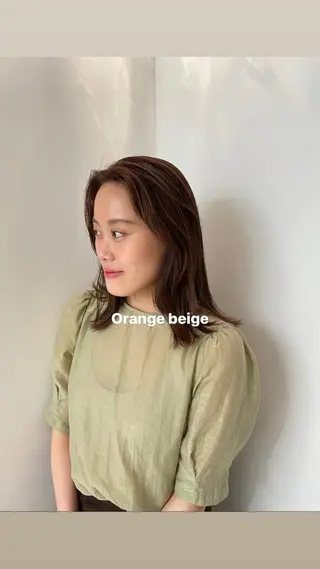 ミディアム ホリグチ ルナのヘアスタイル