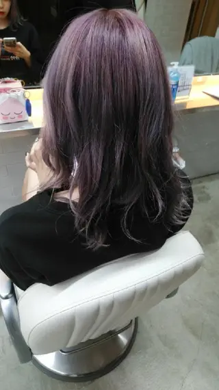 セミロング SALOWIN渋谷&new店所属・束感&韓国ヘア🐰 koumeiのヘアスタイル