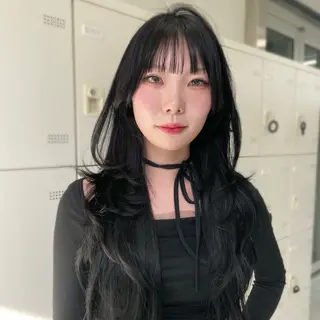 ロング MOE 福岡韓国ヘア✧︎のヘアスタイル