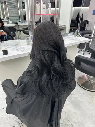 ロング カラー パーマ ヘアアレンジ メンズ キッズ ♥️韓国ヘア レイヤー♥️ゆりのヘアスタイル