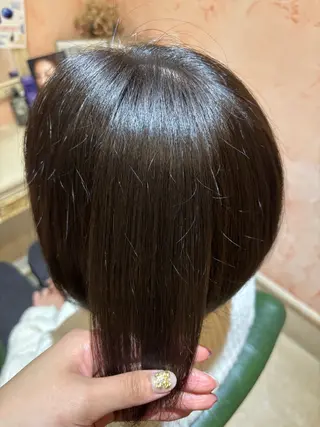 カラー 森山 実結のヘアスタイル