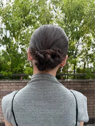 ヘアアレンジ Lumier de mashu所属・nana/ボブ/ レイヤーカットのヘアスタイル