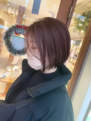 ミディアム カラー 清水　ちひろ ✄トップスタイリストのヘアスタイル