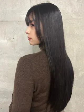 ロング カラー I-CON所属・髪質改善/美髪のプ口 中島みきのヘアスタイル