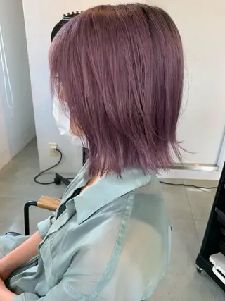 ミディアム カラー 船津武俊 フナツタケトシのヘアスタイル