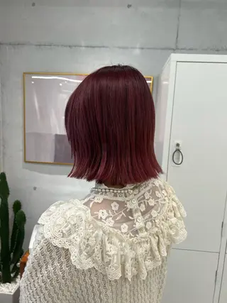 ミディアム カラー 韓国ヘア☁️ mitsukiのヘアスタイル