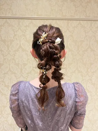 ヘアアレンジ 新倉 呼春のヘアスタイル