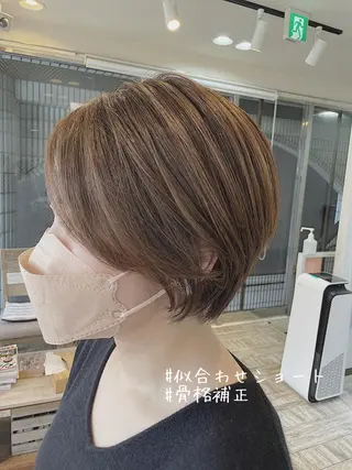 ショート カラー 【垢抜け大人髪】 TIARA西山のヘアスタイル