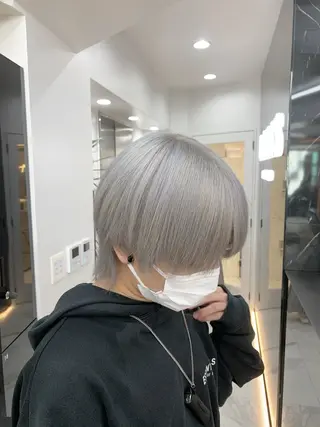 カラー メンズ ZYNX所属・MAHIRO/複雑 履歴/ハイトーンのヘアスタイル