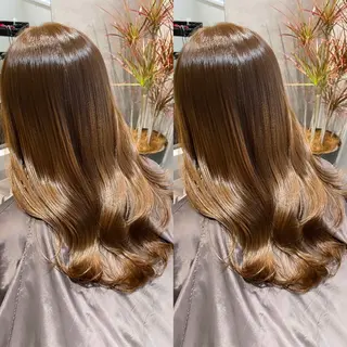 ミディアム 髪質改善専門店waTatori〜私のトリートメント〜所属・新宿🫧髪質改善🫧 艶カラー🫧個室のヘアスタイル