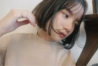 ミディアム カラー パーマ ヘアアレンジ SHEA.学芸大学所属・一箭 恵梧/ロングヘアのヘアスタイル