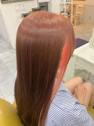 ロング カラー 顔まわりカット/ボブ /🧁とーこ🧁のヘアスタイル