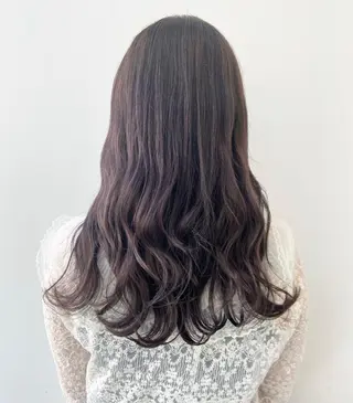 セミロング カラー 🦄インナーカラー 🦄貫井彩花のヘアスタイル
